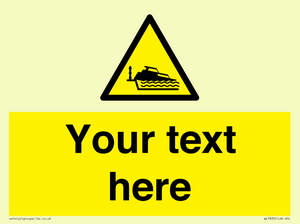 Custom warning grounding cruiser on lock cill